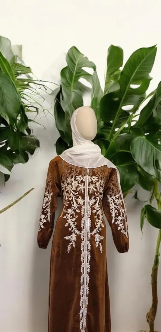 Abaya chita (brown) — Dar Nūr