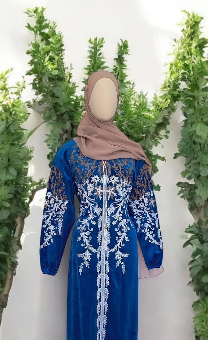 Abaya Chita (Royal blue) — Dar Nūr