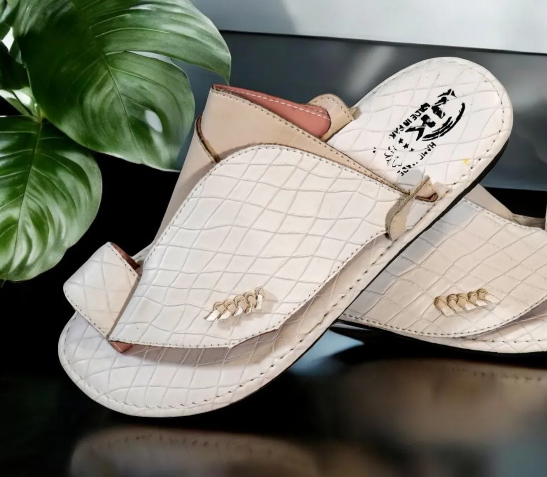 Sandale Comera white — Dar Nūr
