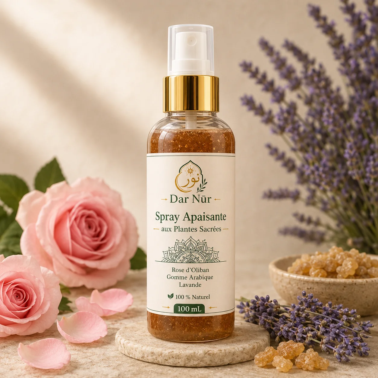 Spray Apaisante aux Plantes Sacrées — Dar Nūr