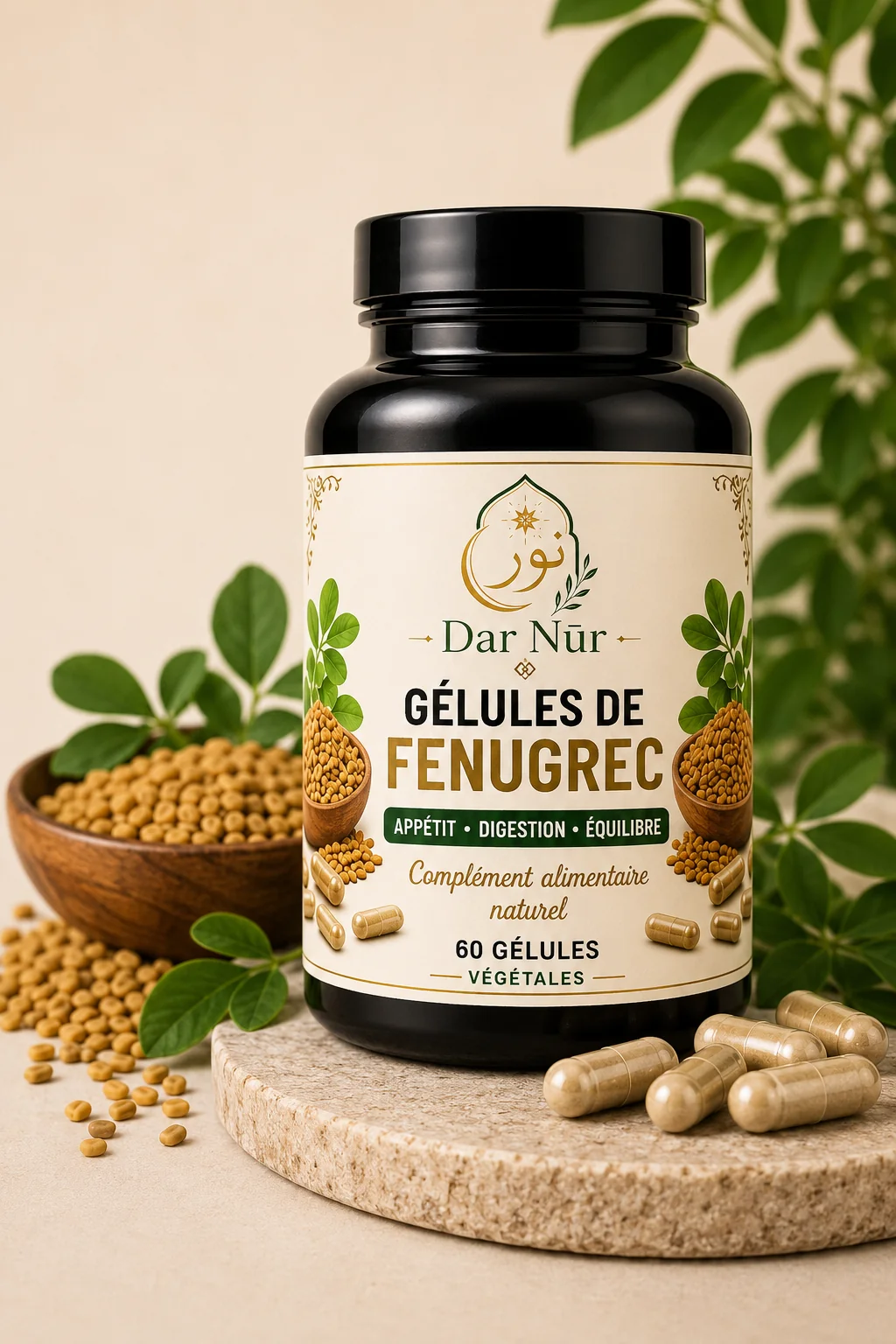 Gélules de Fenugrec — Dar Nūr