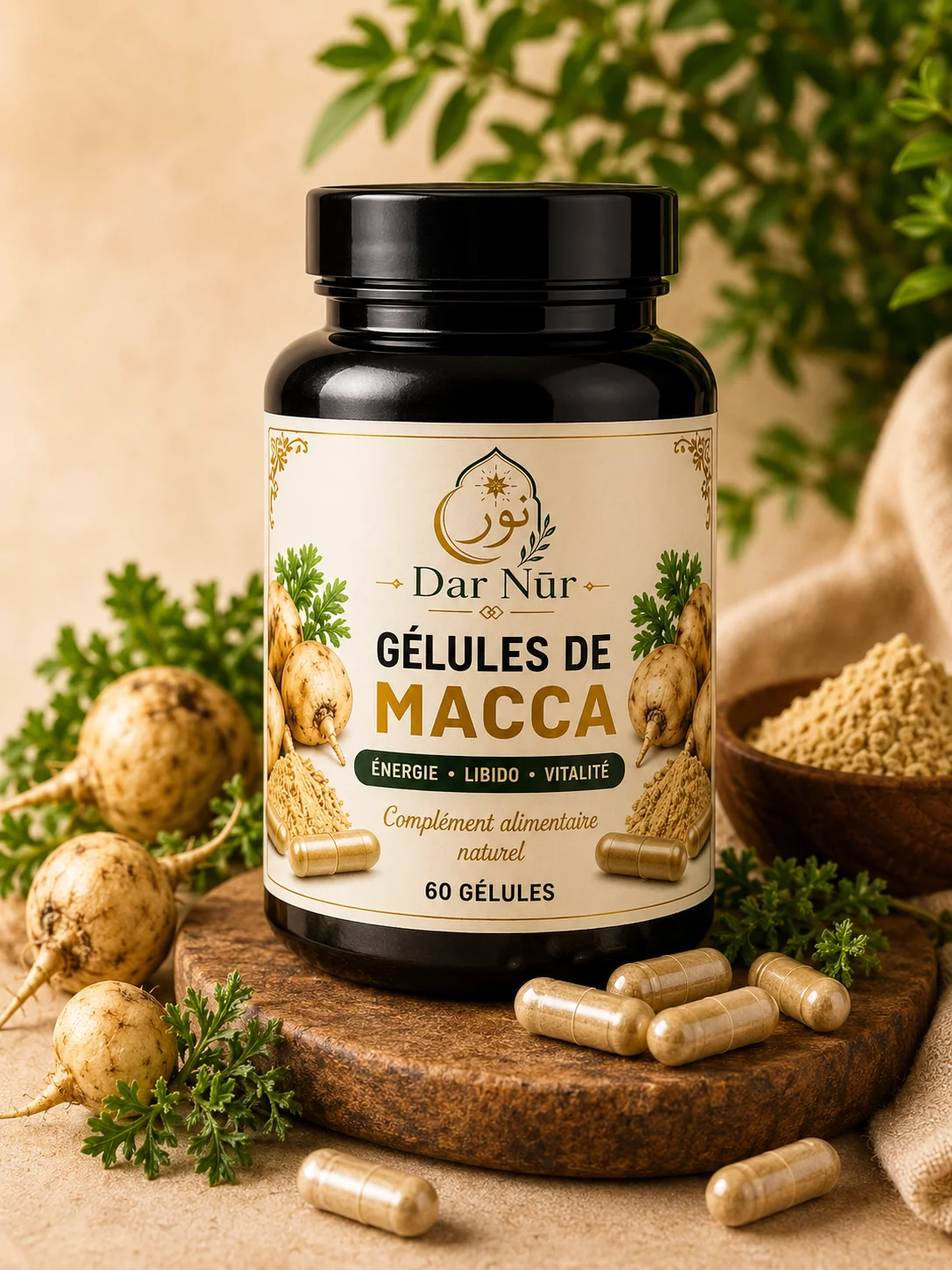 Gélules de Macca — Dar Nūr