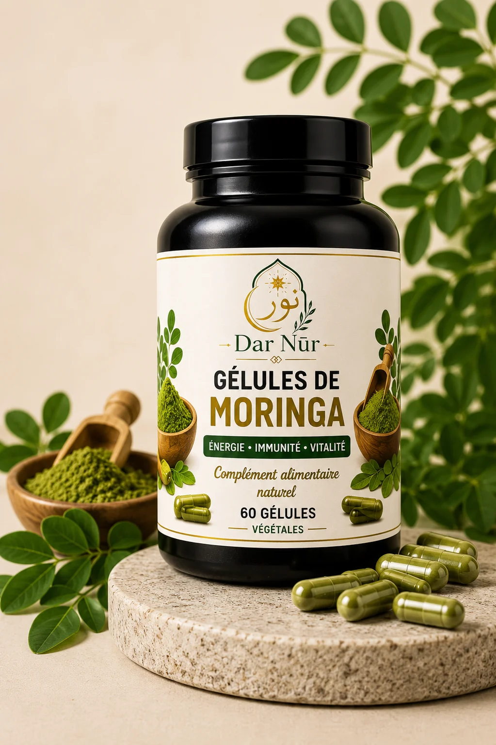 Gélules de Moringa — Dar Nūr