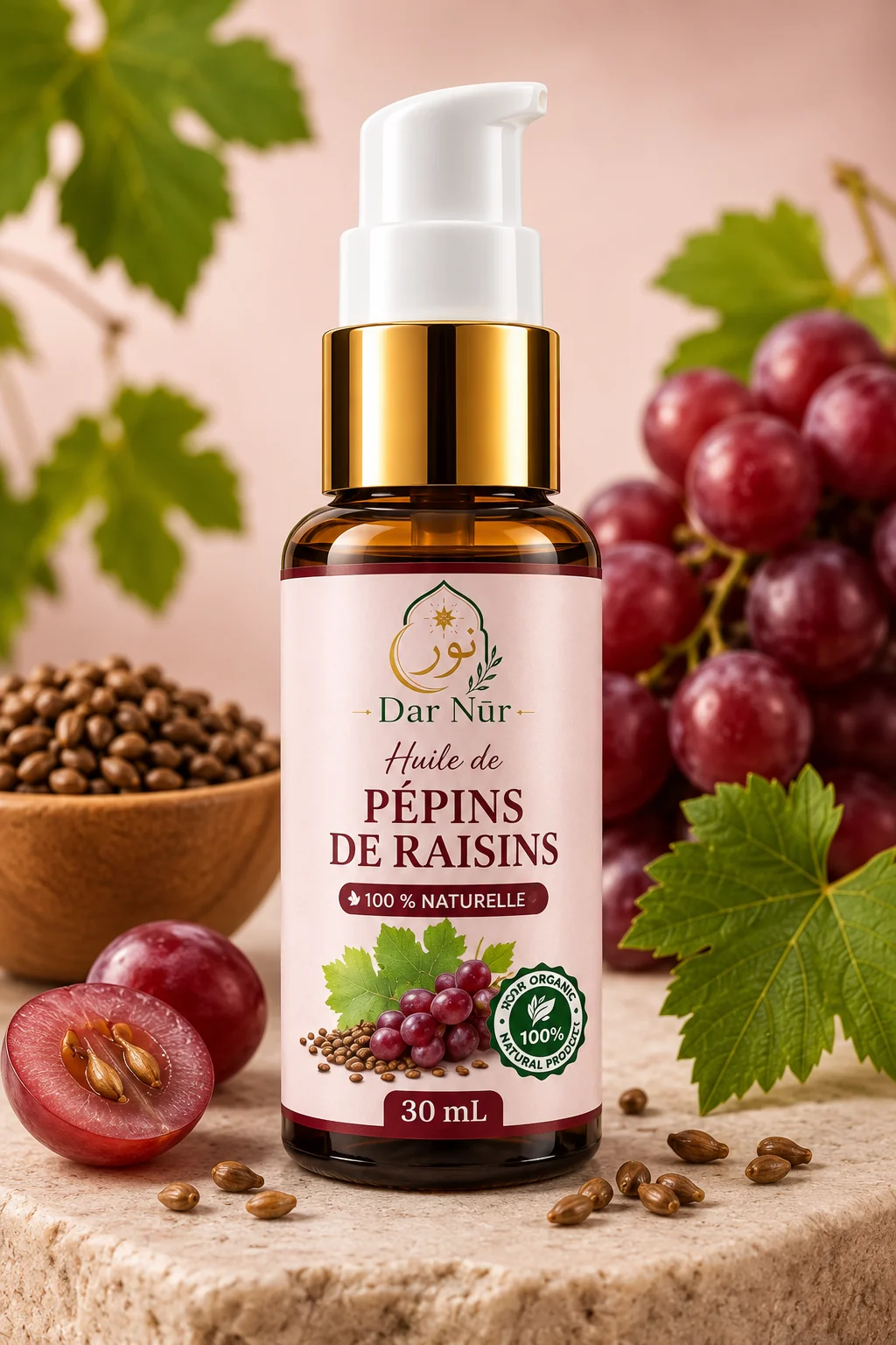 Huile de Pépins de Raisins — Dar Nūr