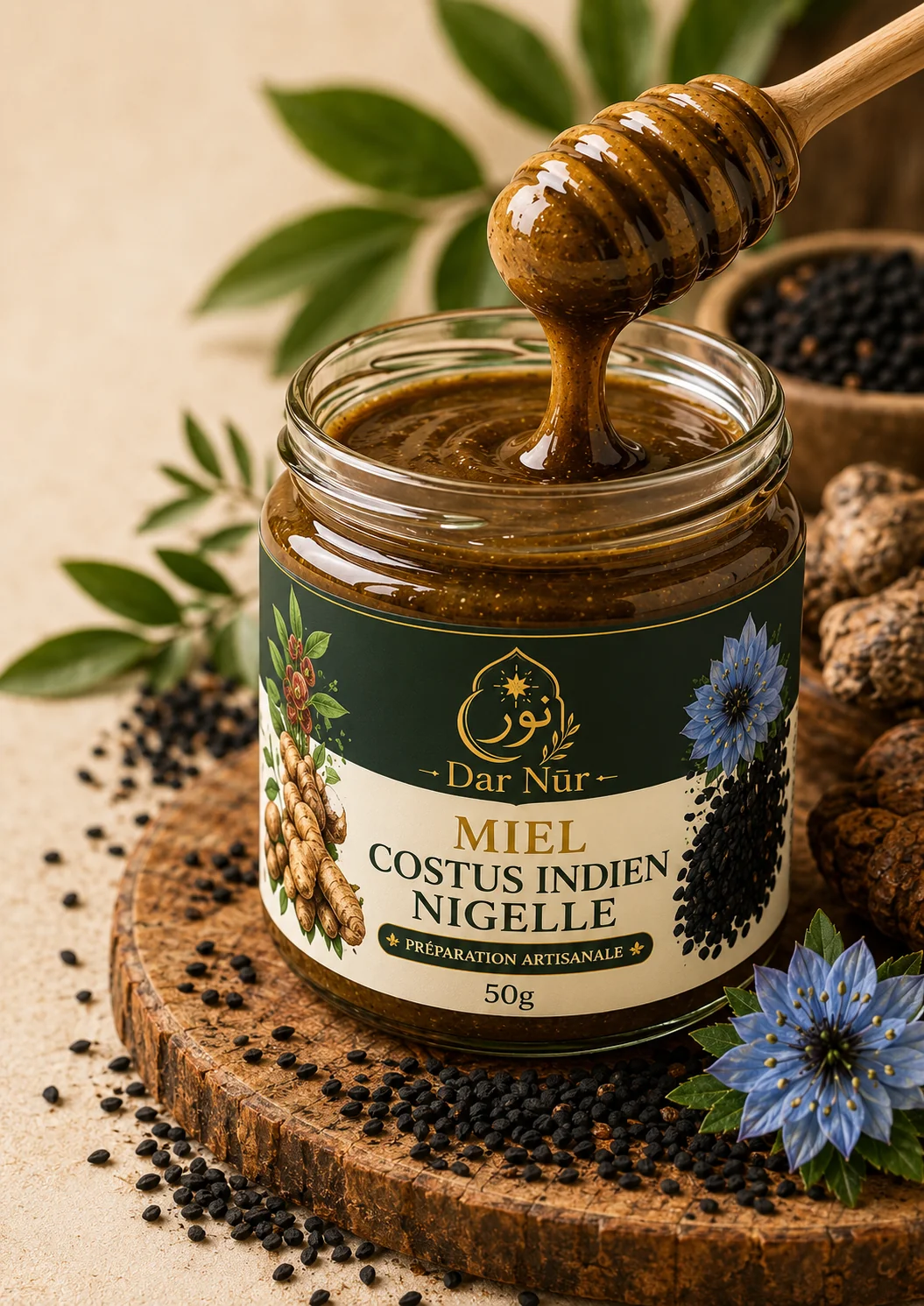 Miel Costus Indien Nigelle — Dar Nūr