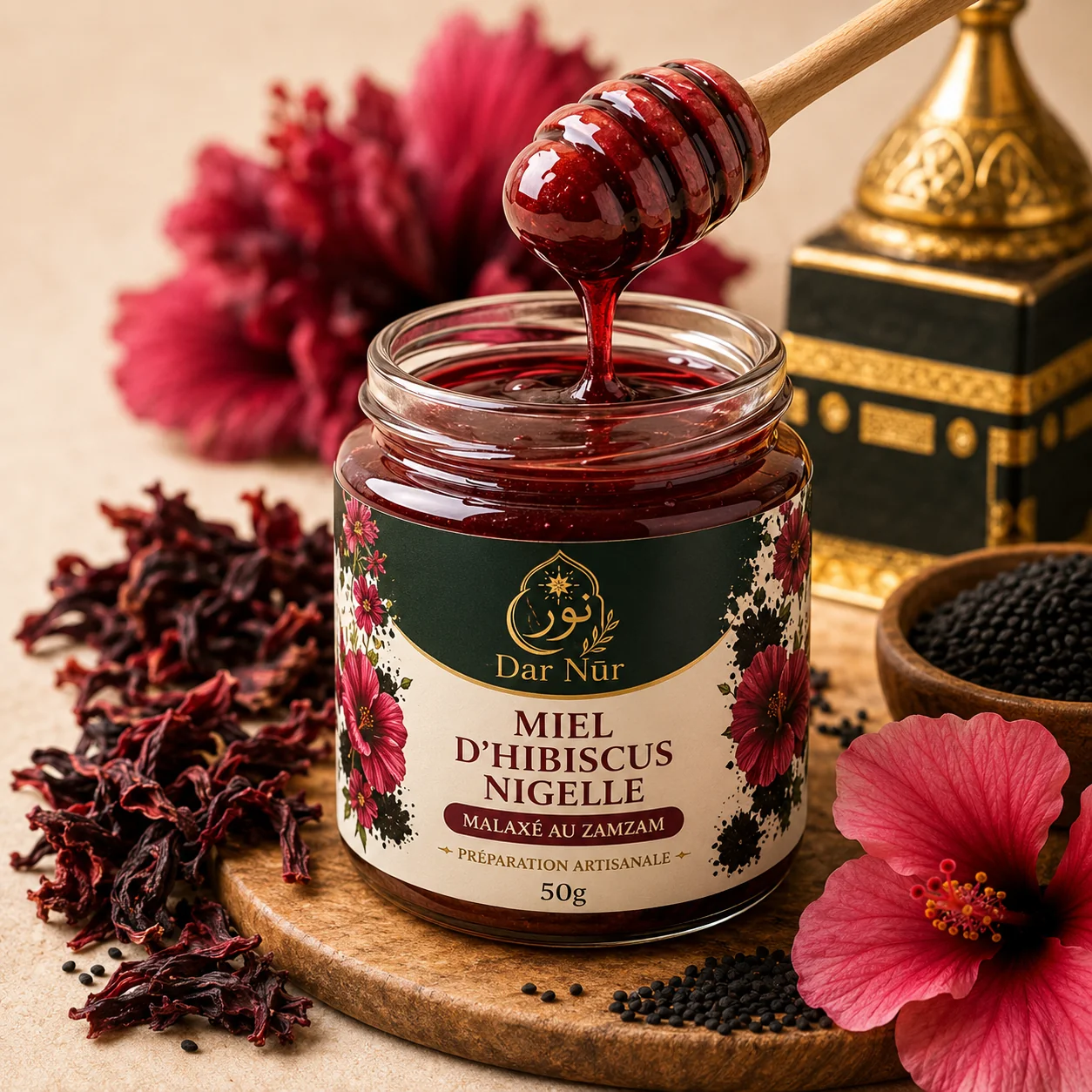 Miel Hibiscus Nigelle Zamzam — Dar Nūr
