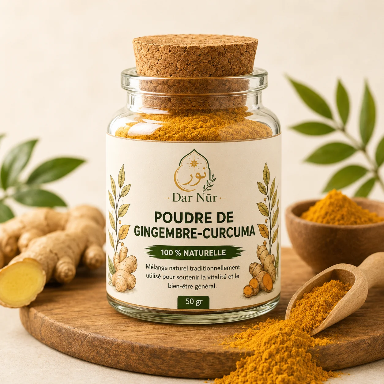 Poudre de Gingembre-Curcuma — Dar Nūr