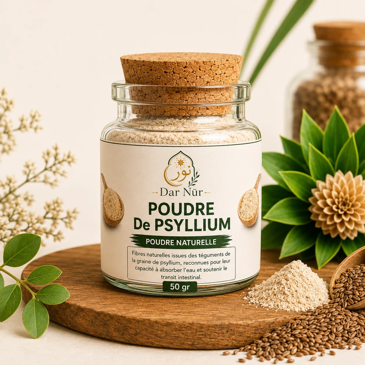 Poudre de Psyllium — Dar Nūr